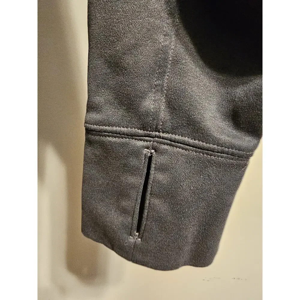 The North Face Men's Gray Fleece Full Zip Hoodie Jacket Size S Pockets Logo